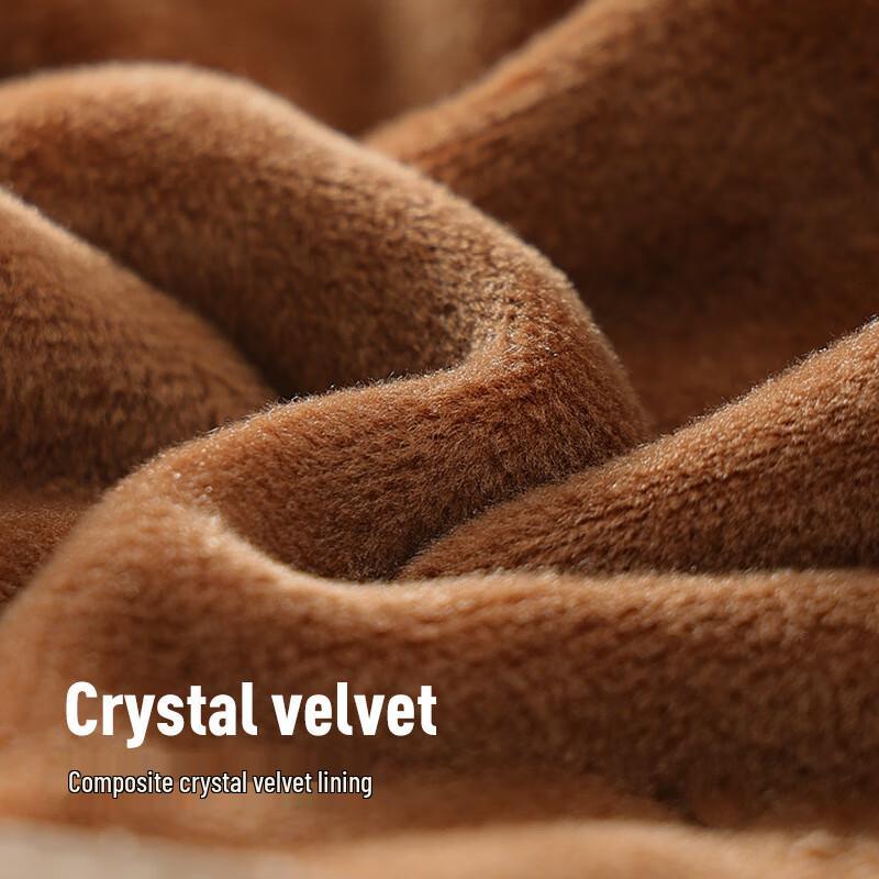 Men's Suede Fleece Lined Winter Gloves