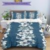 3pcs Hibiscus Pattern, Bedding Set, Ideal for Home Use, Suitable for Bedroom Decor (1*Duvet Cover + 1/2*Pillowcases, No Core) yy250821228