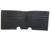 Authentic GUCCI Embossed Logo Black Leather Bifold Bill Wallet Compact Wallet #b233  Open box