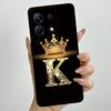 Dla Infinix Note 30 4G 5G Note30 Pro VIP 30i Modne Etui na Telefon z Inicjałami dla Pary Miękki Silikon TPU Osłona Ochronna na Obiektyw