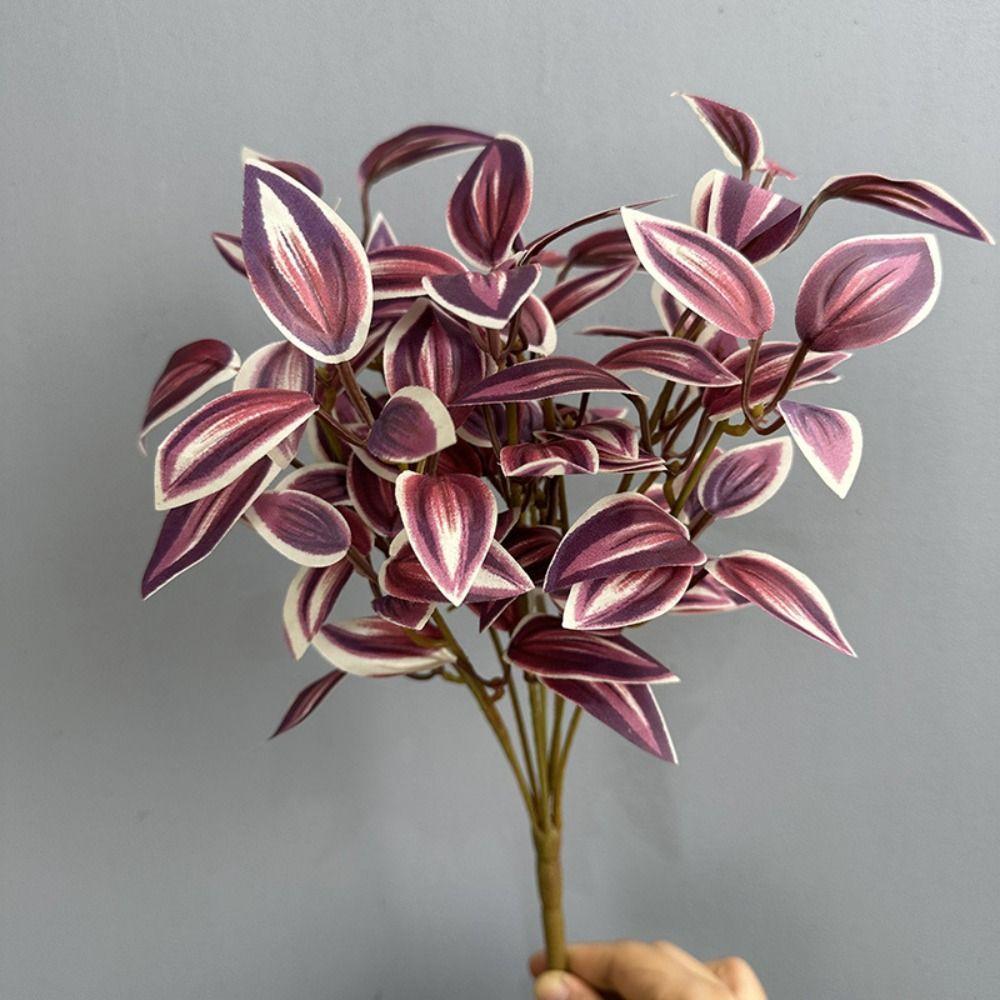 Real Touch Artificial Green Plant 8 Heads Faux Plants Simulation Greenery  Outdoor Garden Decor