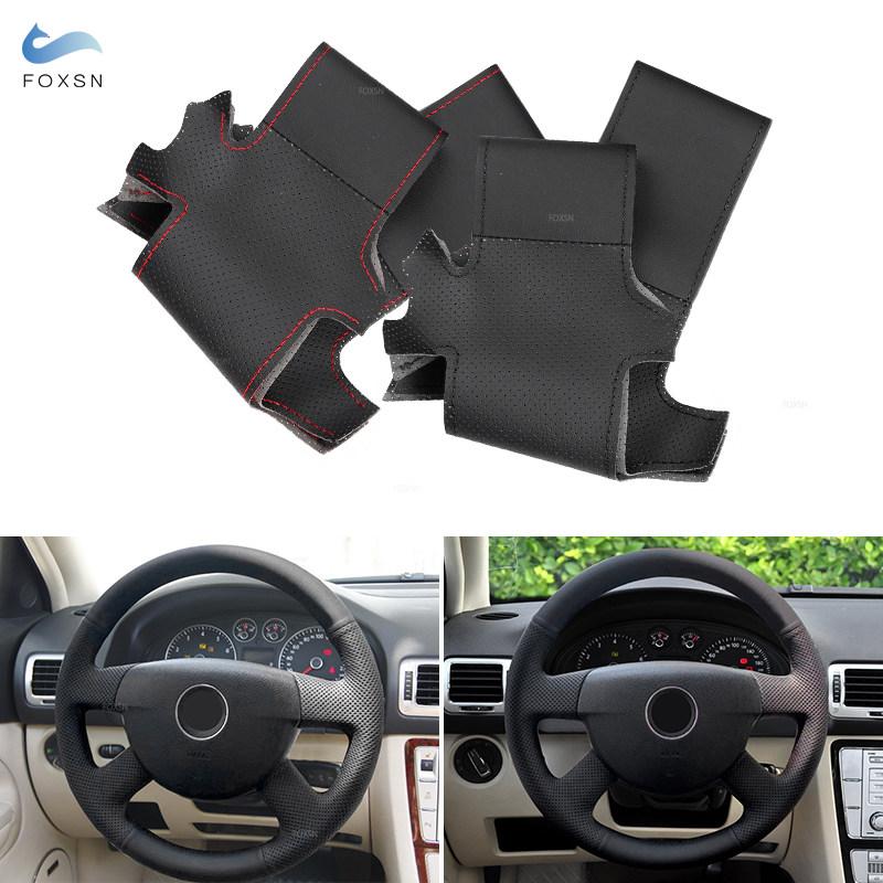 

Сшитый вручную кожаный чехол на руль автомобиля для VW Caddy 2003 2004 2005 2006 Caravelle 2003-2009 Transporter T5