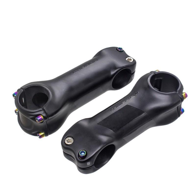 Carbon Fiber Bicycle Stem 6 Degree Rise 31.8mm Clamp Mountain Road Bikes 70-110mm Length
