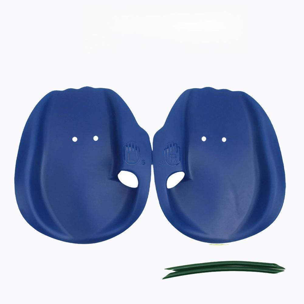 New Children s Hand Stroke Assisted Swimming Hand Pu Stroke Water Palm Frog Palm Swimming Training Freestyle Assisted Hand Fins темно-синий