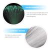 Colorful LED Color Changing Fiber Optic Lamp Battery Operated ABS Silver Base Indoor Outdoor Party Christmas