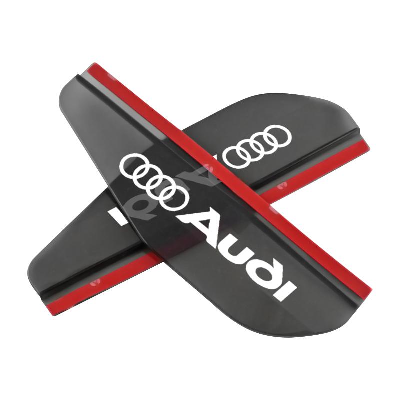 2Pcs Car  Rear View Side Mirror Rain Board Eyebrow Guard Sun Visor For Audi A5 A3 A4 A6 A7 A8 Q2 Q7 Q3 Q5 Q8 B5 B6 B7 B8 B9 Q7 8P 8V 8L
