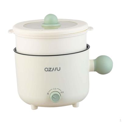 Mini Pot Multifunctional 1.8L Electric Cooker for Dumpling Steak Noodles Green Ball Handle