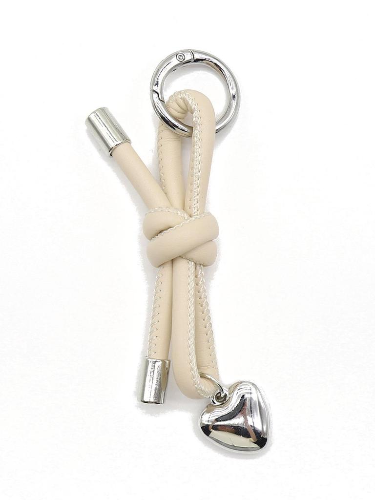 INS-Stil Gewebtes Lederseil Schlüsselanhänger & Schleifen-Taschenanhänger Lanyard