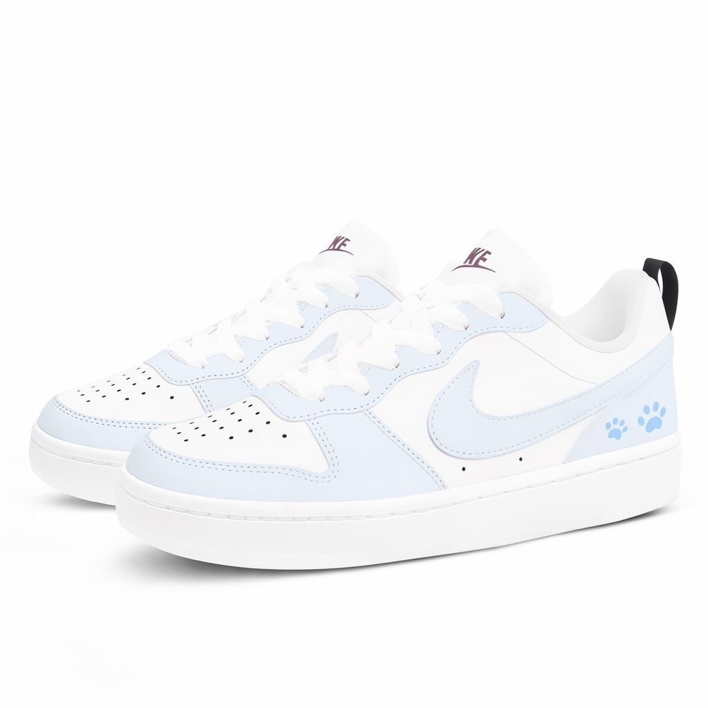 Nike Court Borough Cloud Meow Surf Skateboard Shoes Women's Light Blue DV5456-103(team2333--SBOX)