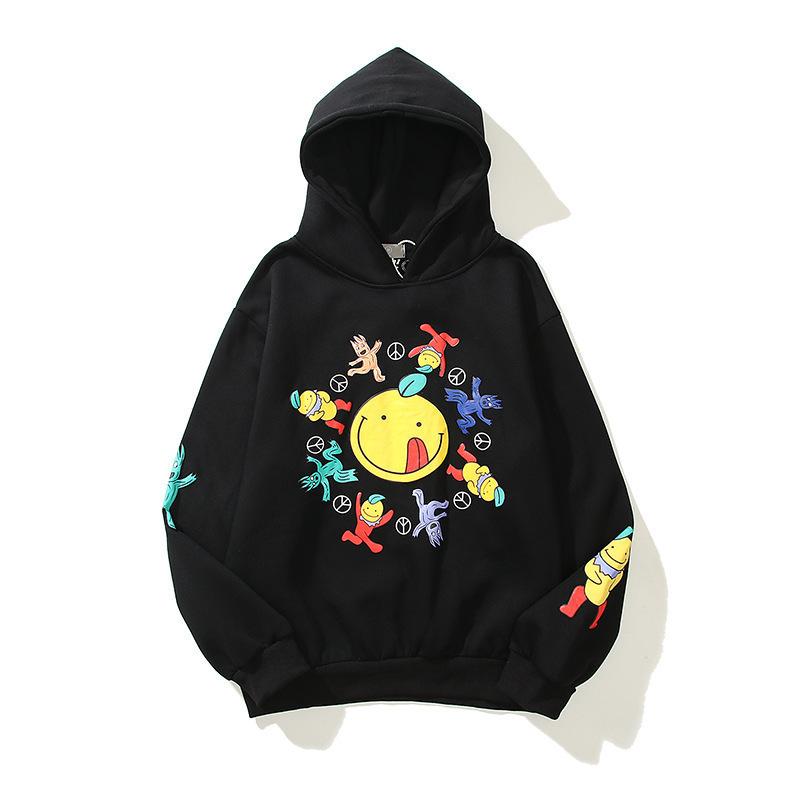 European and American street trendy brand men and women with the same 3D digital printing retro casual high street hoodie