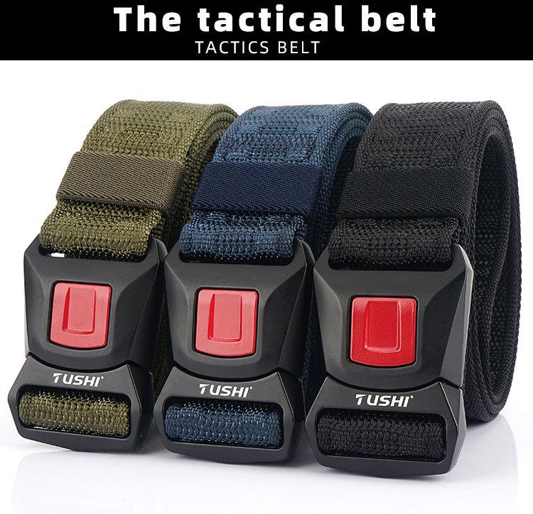 Enhanced Camouflage Tactical Nylon Belt for Training & Safety