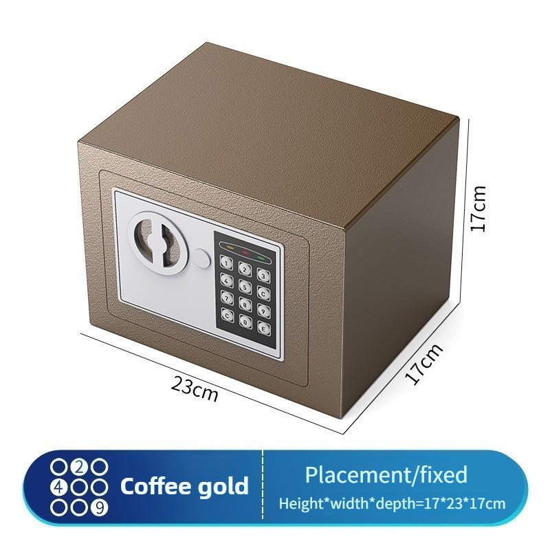 Intelligent All Steel Anti-theft Password Piggy Bank Personal Security Secret Box (With Money Slot) Mini Digital Safe Box