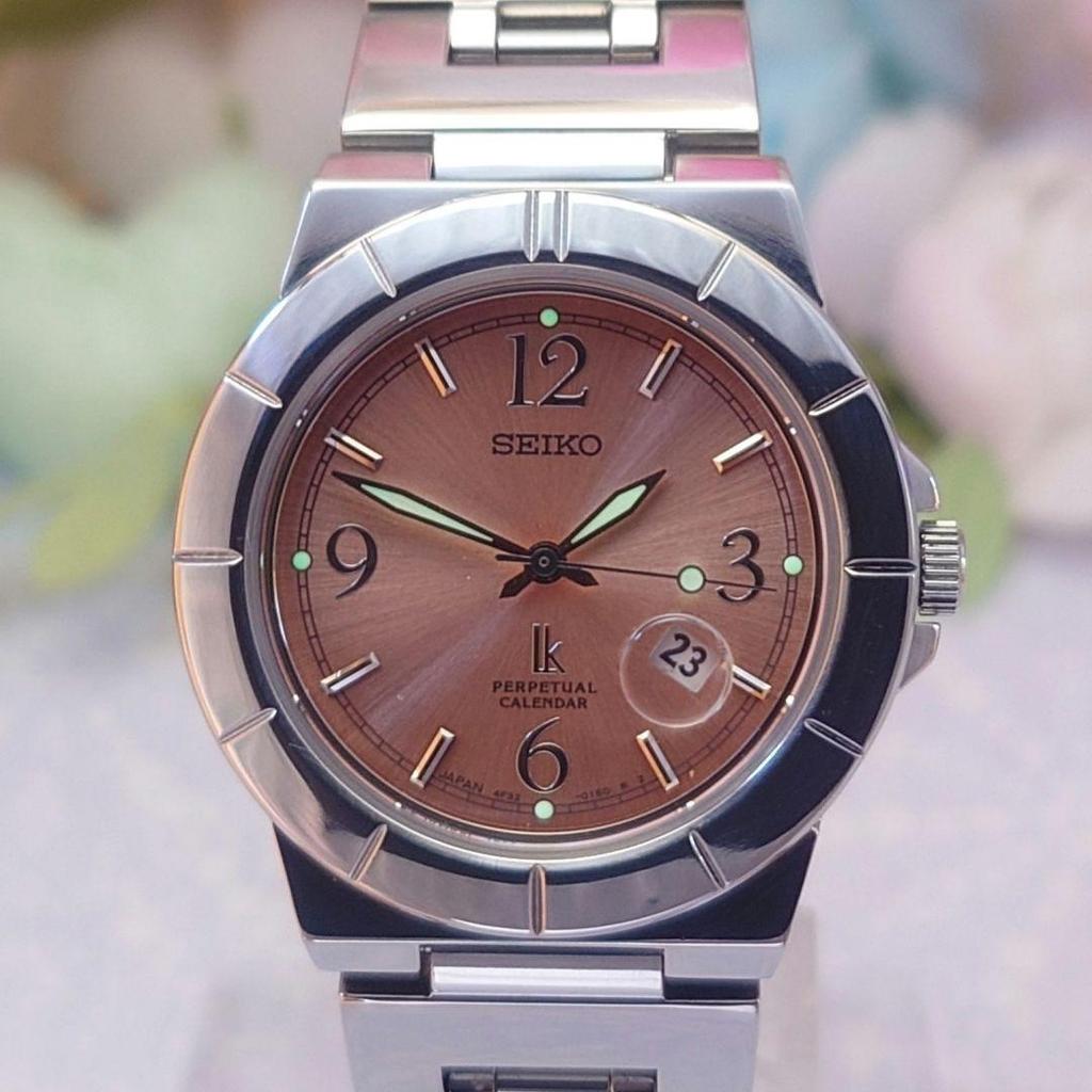 [USED] Price Reduced! SEIKO LUKIA Women's Watch 4F32 Pink