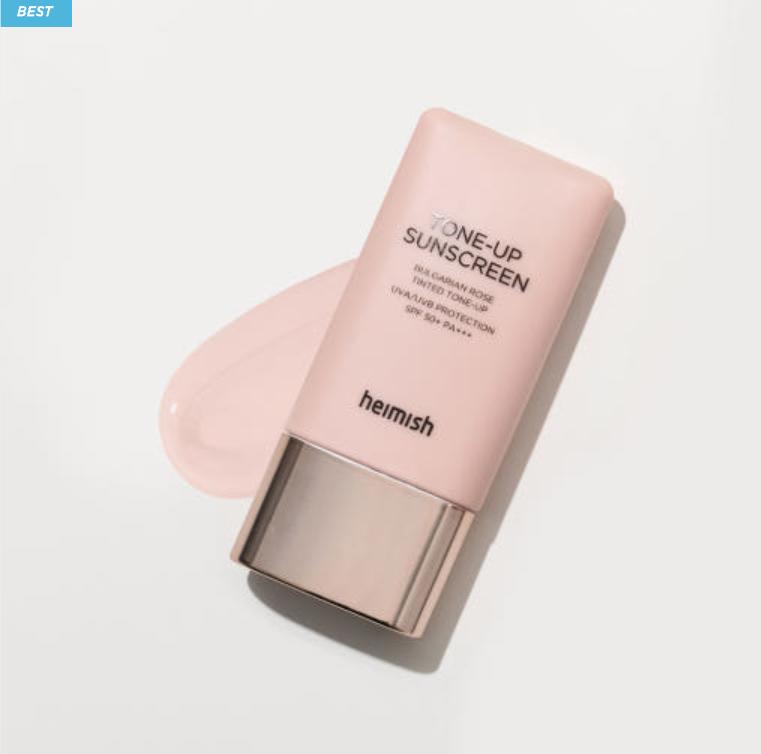 Heimish Bulgarian Rose Tone-Up Sunscreen SPF50+ PA+++ – Brightening UV Base 30ml
