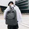 Zaino1011 nuovo zaino a quadri da uomo e da donna per uscire borsa da viaggio retrò per computer zaino versatile casual per studenti