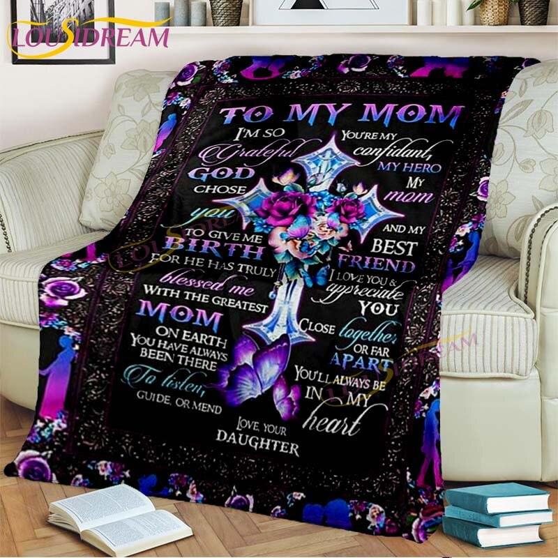 To My Husband/daughter/mon The Love Gifts Blankets Custom Blanket Flannel Blankets Bed Throw Soft Bedspread Sofa Travel Camping