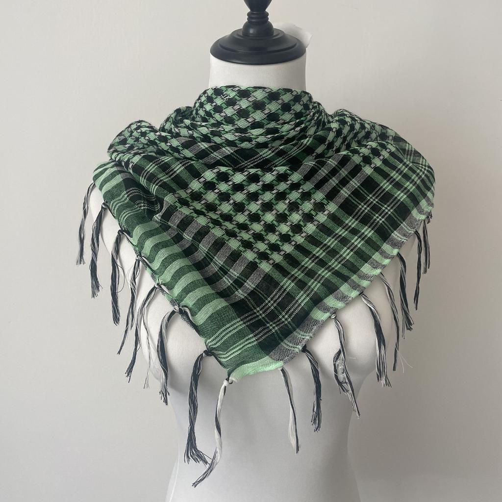 New Lightweight Arab Headscarf Thin Arafat Square Scarf Tactical Outdoor Camping Muslim Square 8SJ29