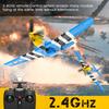 RC Airplane Fixed Wing Airplane with Gyroscope Auto Stable System Remote Controller for Children