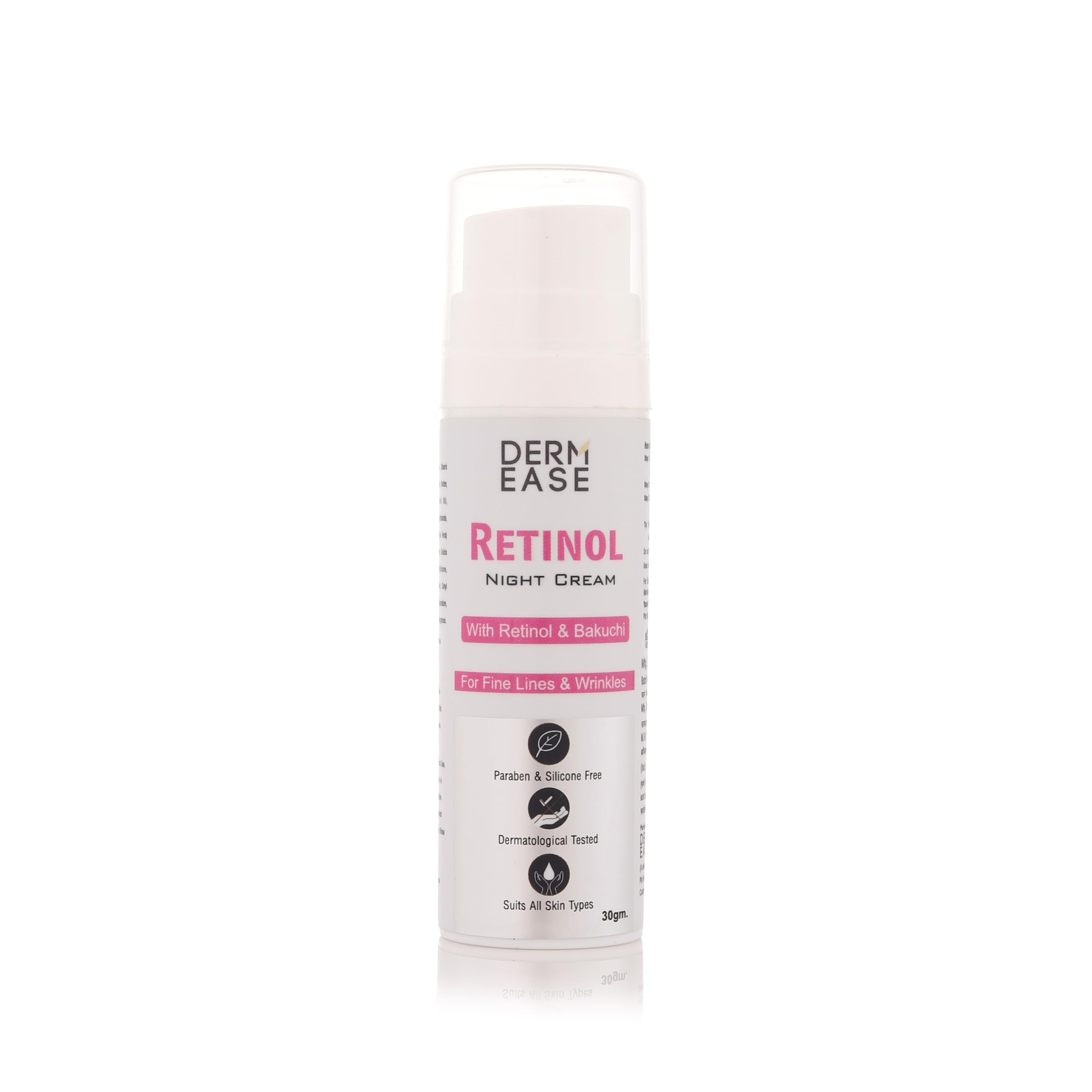 DERM EASE Retinol Night Cream 30 ML | Anti Ageing Night Cream for Wrinkles & Fine Lines