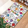 Mr. Men Little Miss Custom Name Carpet Rug for Living Room Bedroom Home Sofa Decoration,Kids play Non-slip Floor Mat