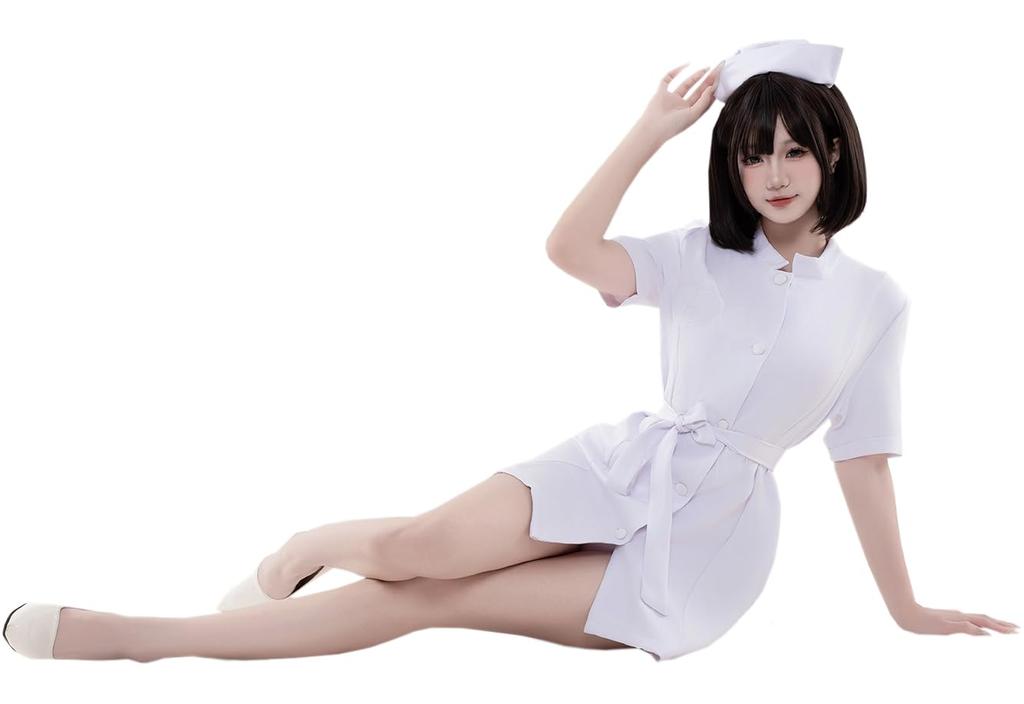 Cosplay Erotic Nurse Uniform Nurse Sexy Cosplay Extremely Naughty Angel In White Coat Maid Cute Temptation Moe Bondage Sensual Underwear Lingerie One