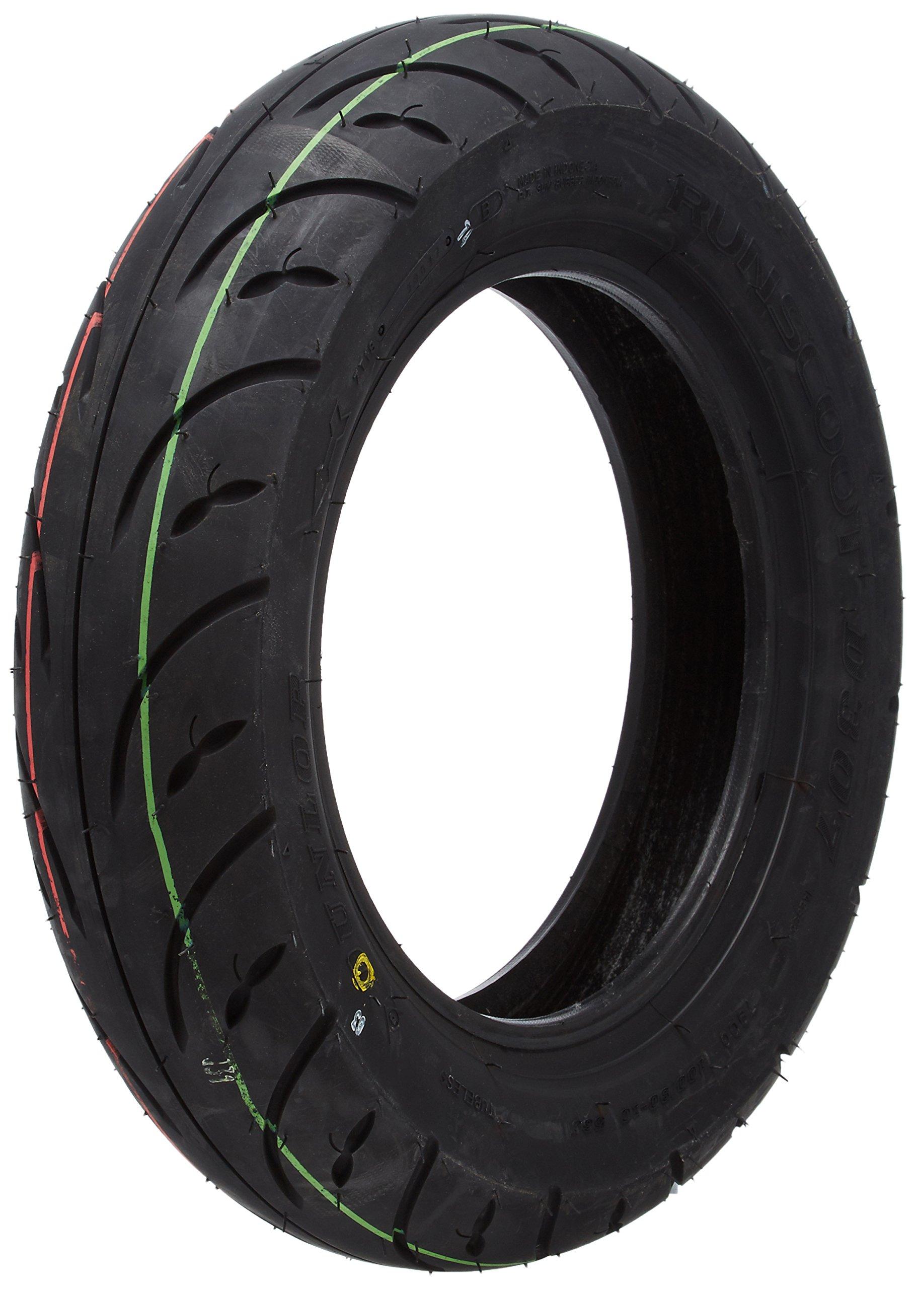 

DUNLOP Motorcycle Tires for Scooters RUNSCOOT D307 Front and Rear Wheels 56J Tubeless Type 305517 For Motorcycles 100/90-10 (TL) Two-Wheel