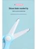 Portable Ceramic Baby Food Scissors with Sheath - Kitchen Tool for Safe Food Prep
