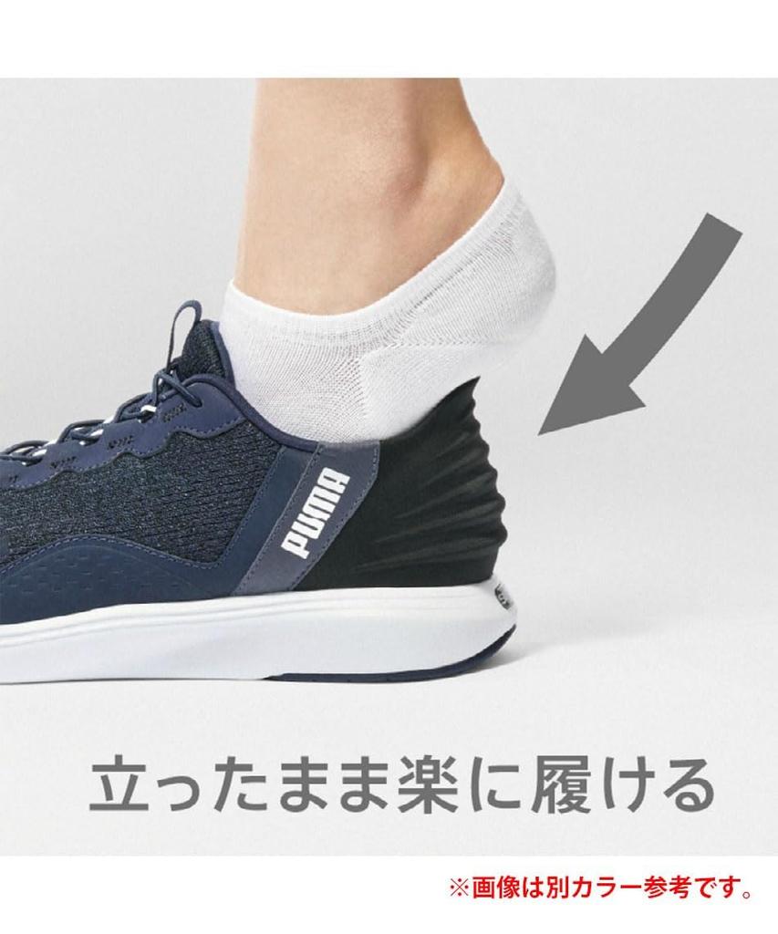 Running Shoes SOFTRIDE Flex Lace EASE IN Wide ALT Unisex Adult 2025 Color Warm Black Cm [PUMA] Spring/Summer White/Puma (04) 30.0