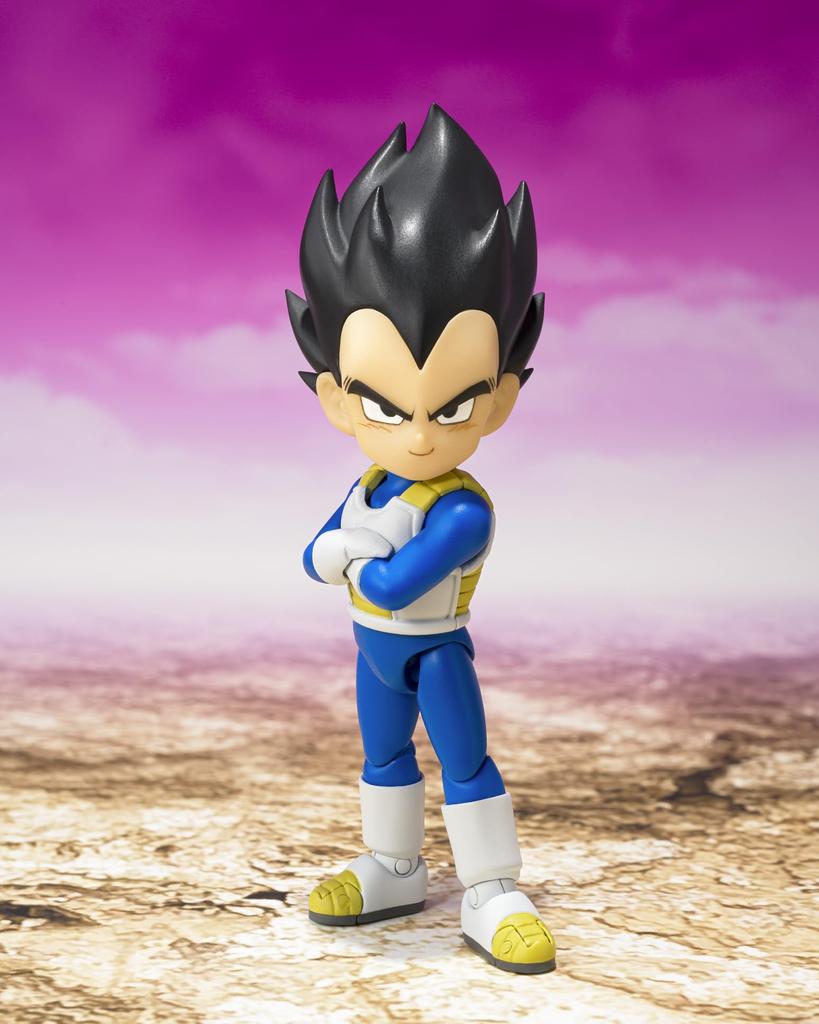 TAMASHII NATIONS Dragon Ball DAIMA Vegeta 70mm PVC pohyblivá figurka s ABC barvou SHFiguarts (mini) -DAIMA – Přibližně. &