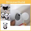 Chengdu Panda Plush Pendant Souvenir Soft Cuddly Panda Keychain For Children