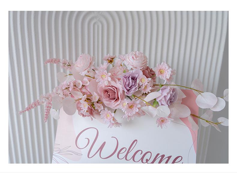 Autumn Pink Artificial Floral Arrangements for Weddings, Birthdays, Banquets, and Events