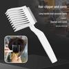 Flat Head Long Handle Hairdressing Clipper Comb - Auxiliary Haircut Tool for Home Use