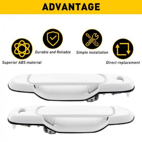 Outside Door Handle Right & Driver Side Fit Front 98-03 Left Toyota