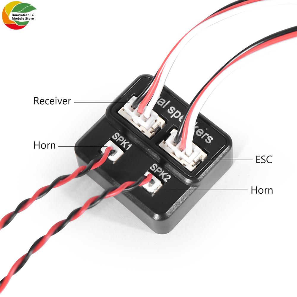Dc 3.6-8v Remote Control Diesel Engine Simulation 5w Speaker Suitable For Remote Control Vehicles, Trucks, Excavators