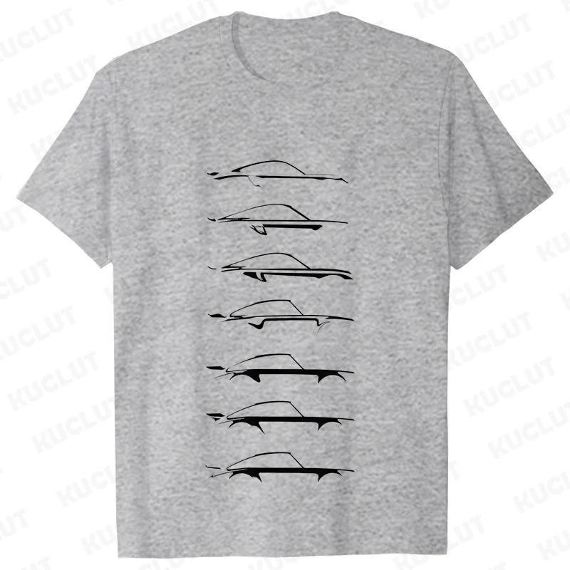 Men's T-shirt Auto Racing Car Design Tshirt Summer Classic Casual Fashion Sports Fitness O Neck Short Sleeve Comfortable Tees