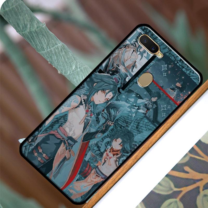 Genshin Impact Xiao Phone Case For OPPO A15 A3S A5S A52 A72 A54 A74 A94 A83 A91 A93 A5 A9 A31 A53 A53S 2020