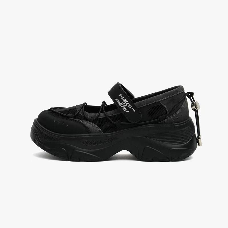 Yueyu new summer 2025 new thick-soled Mary Jane shoes women's small height increase single shoes versatile casual shoes