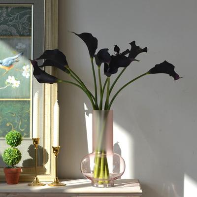 Artificial Calla Lily Flowers Long Stem Fake Flower Bouquet Real Touch Faux Latex Flower for Home Bedroom Office Wedding Party Event Decor