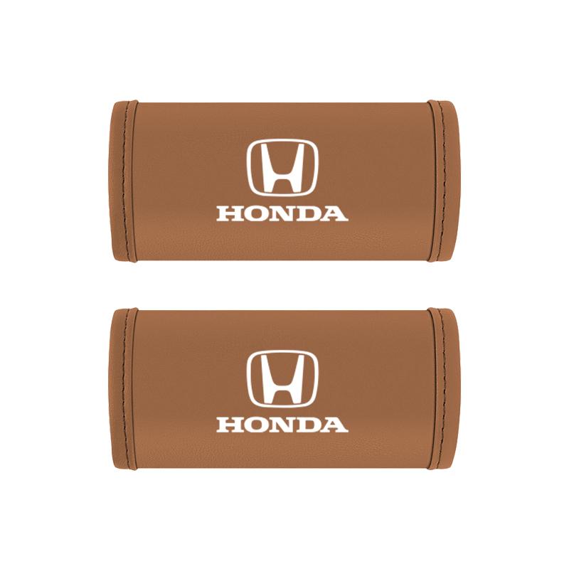 wsdh6 2Pcs Car Roof Handle Cover Armrest Covering Interior Accessories For Honda N-BOX N-ONE Fit Jazz Civic City Accord Vezel HRV CRV