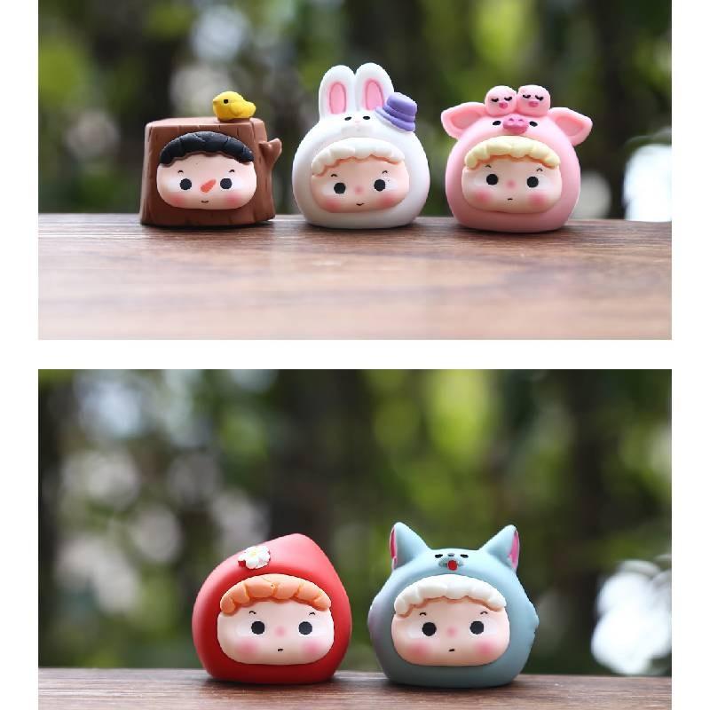 Forest Animal Girl Collectible Resin Random Box For Kids And Collectors