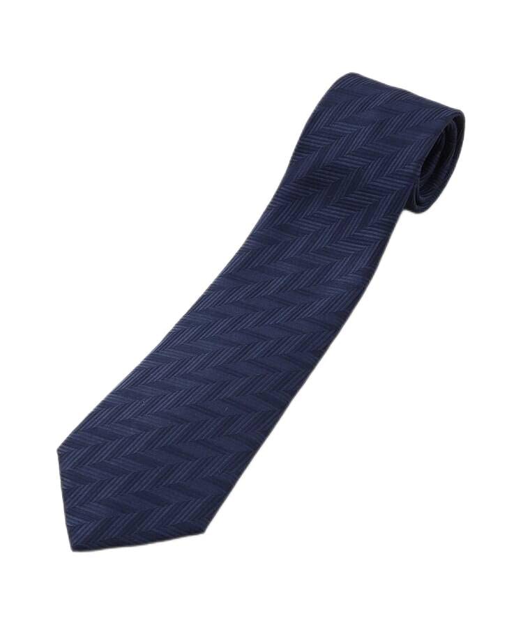 Takeo Kikuchi Yagasuri Silk Tie In 07001104 Navy 00 Men's (Made Japan) (093) (SS)
