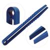 Portable     Alloy Tweezers Outdoor Survival Camping Travel   Tool(Steel Color)