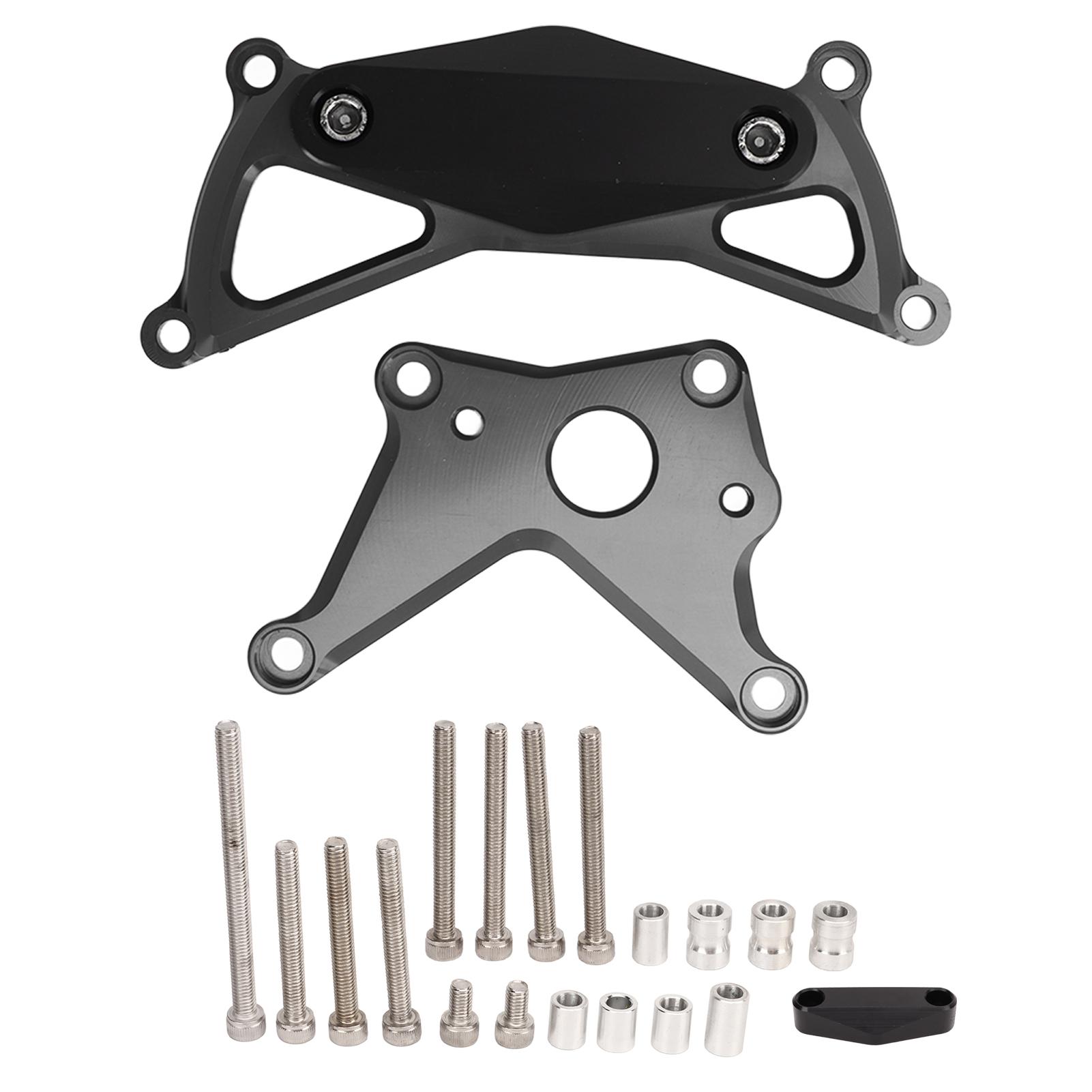 

Motorcycle Engine Guard Aluminium Alloy Engine Frame Slider Crash Protective Cover Replacement for SUZUKI GSX‑S1000 Gray