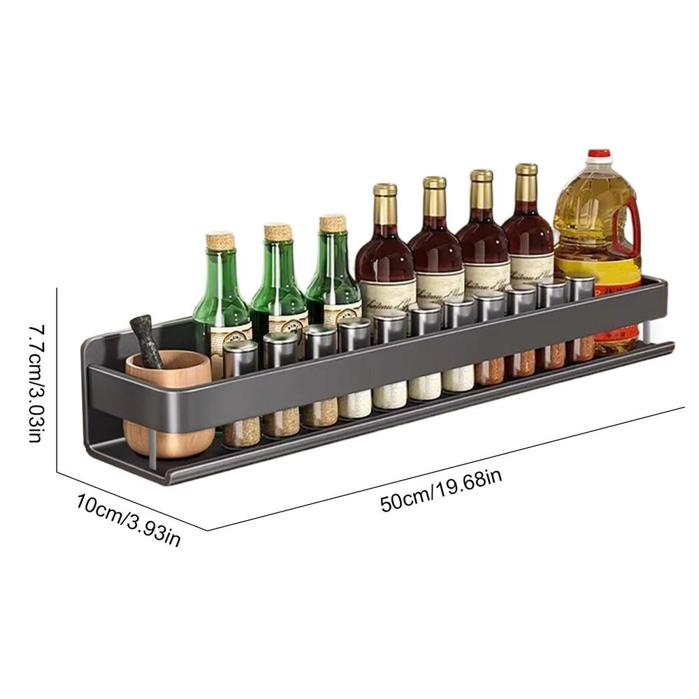 Küche Organizer Regal Wand-montiert Lagerung Rack Küche Messer Halter Wand Gewürz Essstäbchen Löffel Schaufel Lagerung