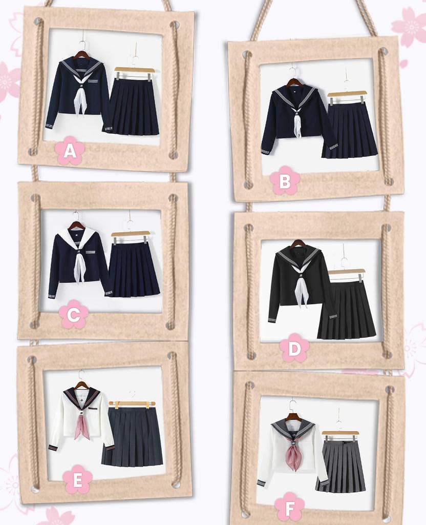 Sailor Uniform Cosplay šátek Speciální funkce JK Cosplay Krátký rukáv Dlouhý rukáv Dospělá středoškolačka Uniforma Ranking Sailor Oblečení Kostým Dámy