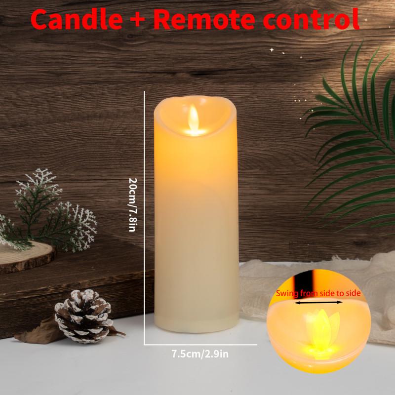 Led Electronic Candle Light With Swaying Flame For Romantic Wedding And Party Decor