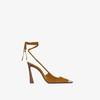 2025 New Metal Iron Head High Heels Early Spring Retro Lace-up Temperament Sexy Single Shoes Women's High-heeled Sandals