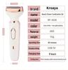 4-in-1 Women's Electric Shaver with USB Charging - Eyebrow Trimmer, Hair Removal for Sideburns, Underarms, Legs, and Bikini Area