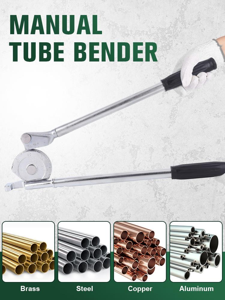 12mm 1/2in Kupfer-Sanitärbieger Tragbares Rohrbiegegerät Verstellbarer Winkel Rohrbieger für Metall Aluminium Kupfer
