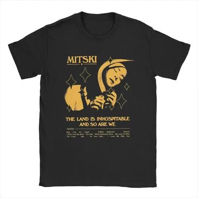 Mitski Music Romantic T Shirt Album Chic Harajuku Clothes Awesome Short Sleeve Round Neck Tee Shirt Summer T-Shirts Loose#Color(2)